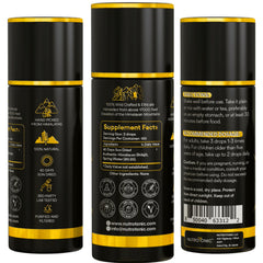 NutroTonic Shilajit 20ml packaging and dosing details