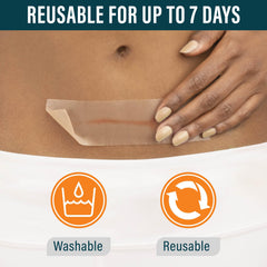 NUVADERMIS scar-treatment usage guide with wear routine