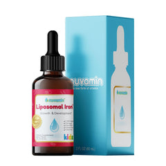 Nuvamin Berry flavor liquid iron drops bottle