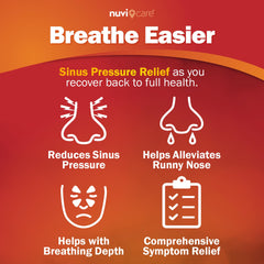 NUVICARE bottle front label emphasizing non-drowsy formula for day-long activity
