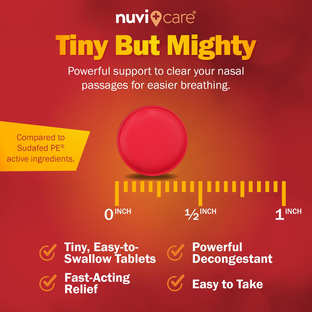 NUVICARE dosage information blister for accurate daily use