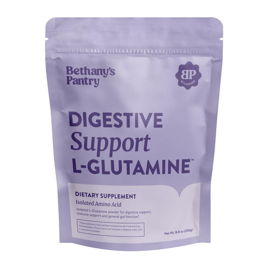 Nuzest Bethany’s Pantry Digestive Support L-Glutamine powder canister
