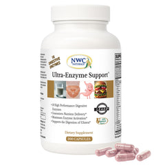 NWC Naturals Ultra-Enzyme Support bottle front label