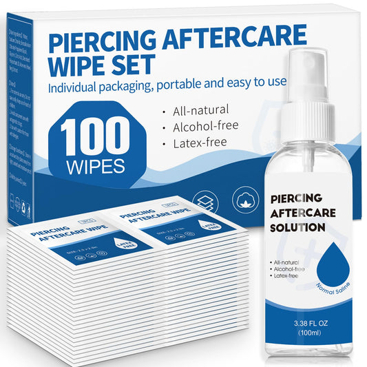 NXPPYY piercing aftercare spray bottle for gentle cleansing and soothing.