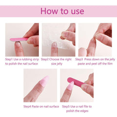 Nxtpz press-on nails removal by warm water soak