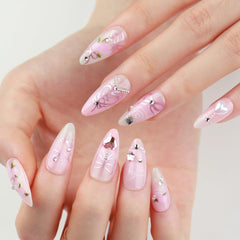 Nxtpz glossy full-cover nails providing salon-like shine