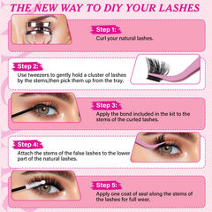 NYCAAR beginner-friendly lashes application for easy at-home lashes