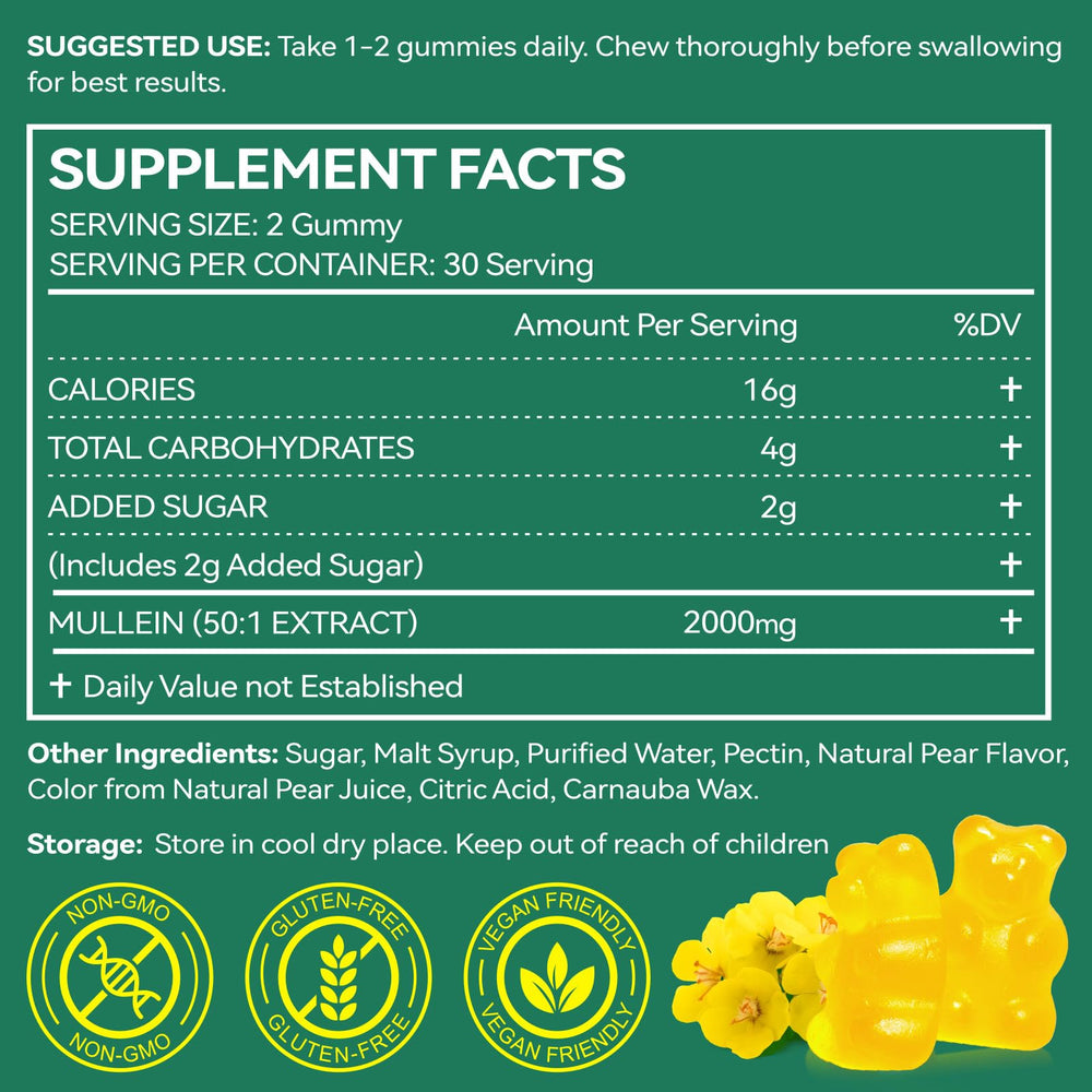 Completed Nyloriaine Mullein Gummies product lineup