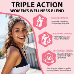 Nutrition facts label illustration for the gummies