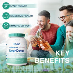 Lifestyle image showing liver health and wellness with NYO3