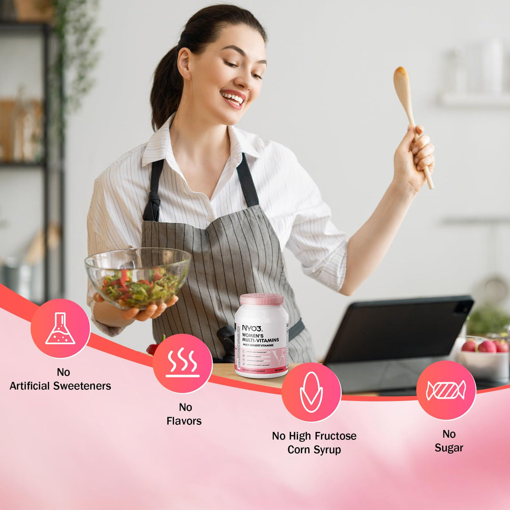 Gluten-free, non-GMO and soy-free multivitamin packaging