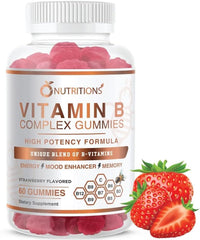 Hero image of O NUTRITIONS Vitamin B Complex vegan gummies with B12