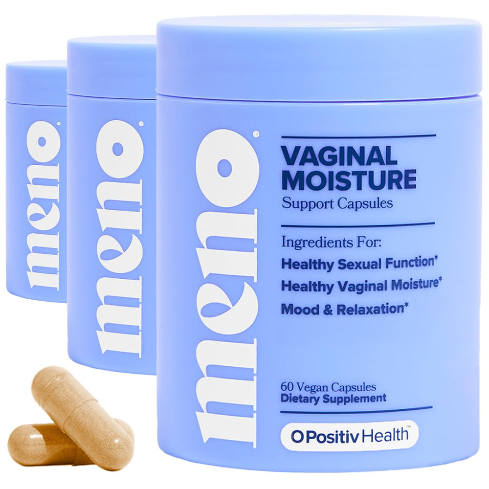 O Positiv MENO Vaginal Moisture Capsules 3-pack front view