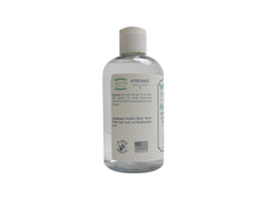 Close-up of label showing 100% herbs and no alcohol