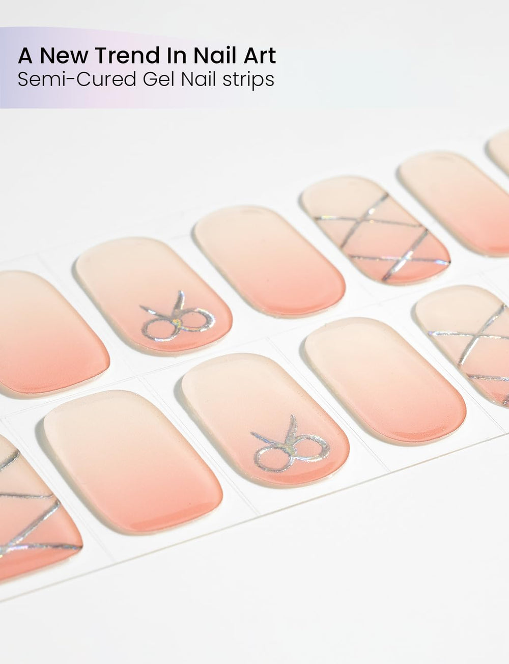 Oauee nail stickers 20 sizes kit makes fitting easy on all nails