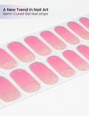 Oauee Orchid Spark built-in gel top coat provides durable shine.