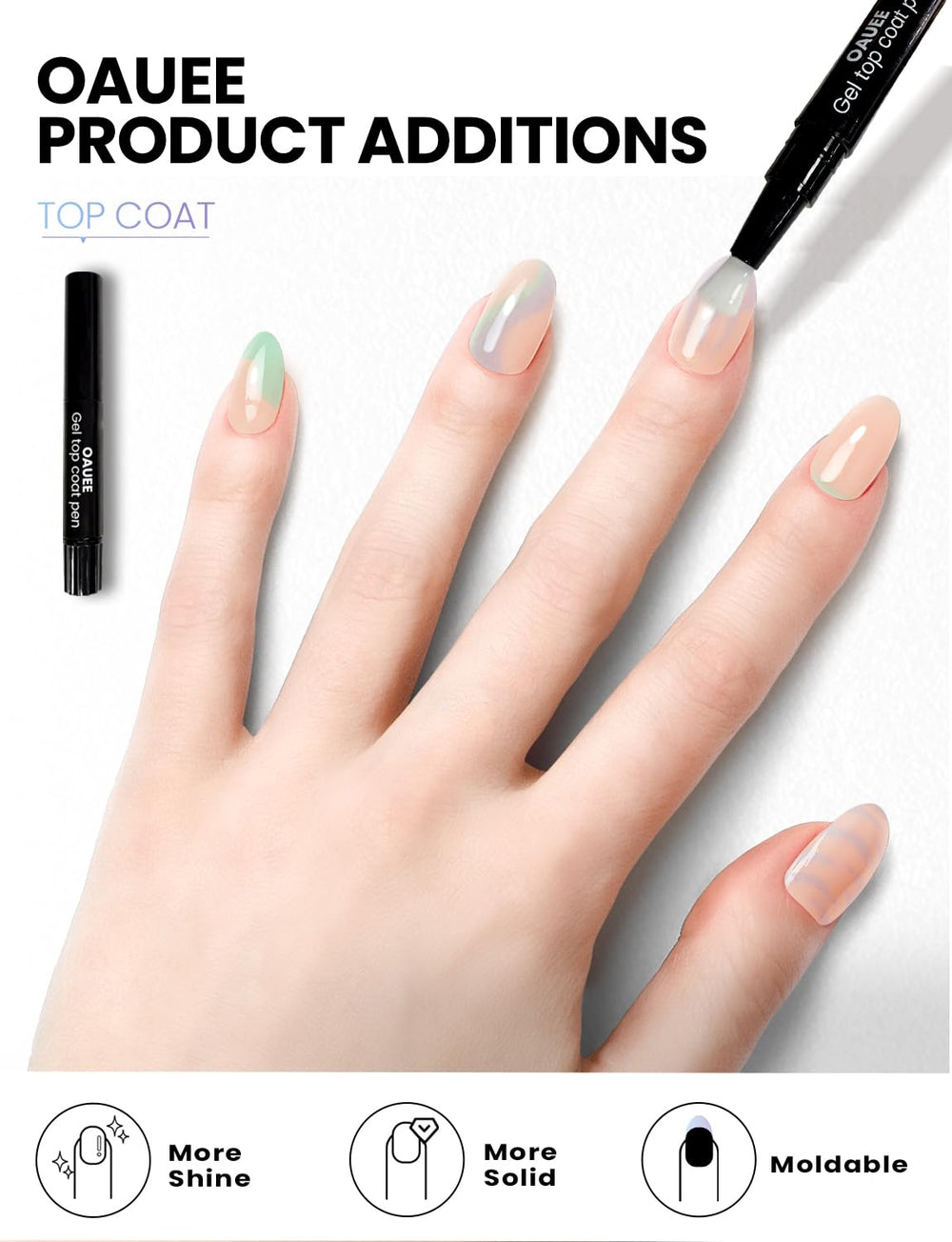 Oauee UV-light kit enabling durable gel finish on nails.