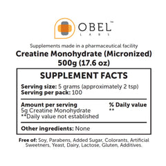 Micronized creatine powder texture close-up