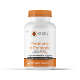 obel probiotic prebiotic turmeric 20B CFU capsules label