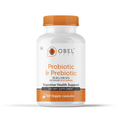 obel probiotic prebiotic turmeric 20B CFU capsules label