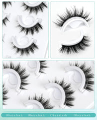 Obeyalash waterproof lashes maintain look during activities and workouts.