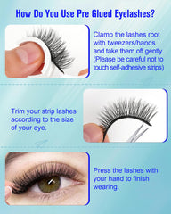 Obeyalash reusable adhesive strips extend wear between uses.