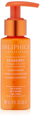 Obliphica Seaberry Conditioner bottle, a lightweight detangler for fine and medium hair.