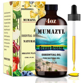 Ocean Breeze Essential Oil 4oz amber glass bottle