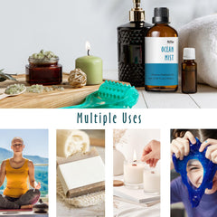 Ocean Mist fragrance oil used in candle making