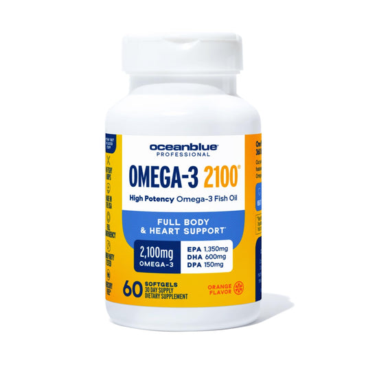 Oceanblue Omega-3 bottle front view
