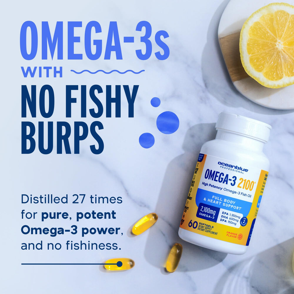 Wild-caught Oceanblue Omega-3 from pristine waters