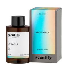 Scentify Oceania diffuser oil refill bottle with orange, apple and lavender notes