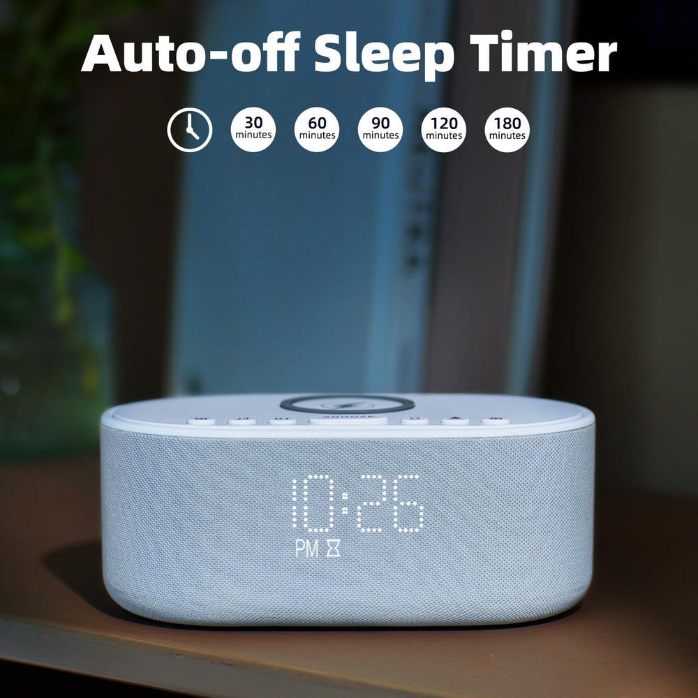 Odokee sound machine sleep timer setup supports adjustable nighttime listening.