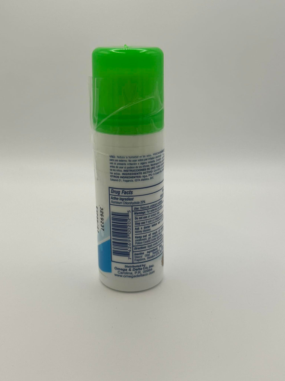 ODORONO powder texture close-up ideal for easy underarm application