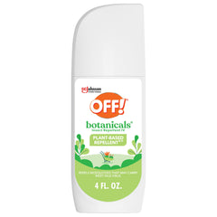 OFF! Botanicals bug spray pump bottle ready for outdoor protection against biting insects.