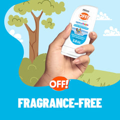 OFF! fragrance-free formula suitable for sensitive skin