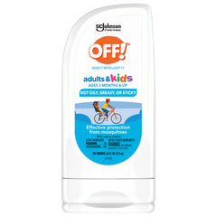 OFF! lotion suitable for ages 3 months and up when directed