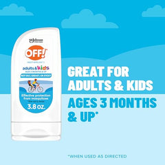 OFF! lotion applied to a child for safe outdoor protection