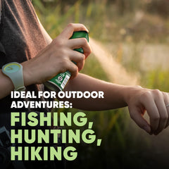 OFF! Deep Woods powder-dry spray feels light and non-greasy.