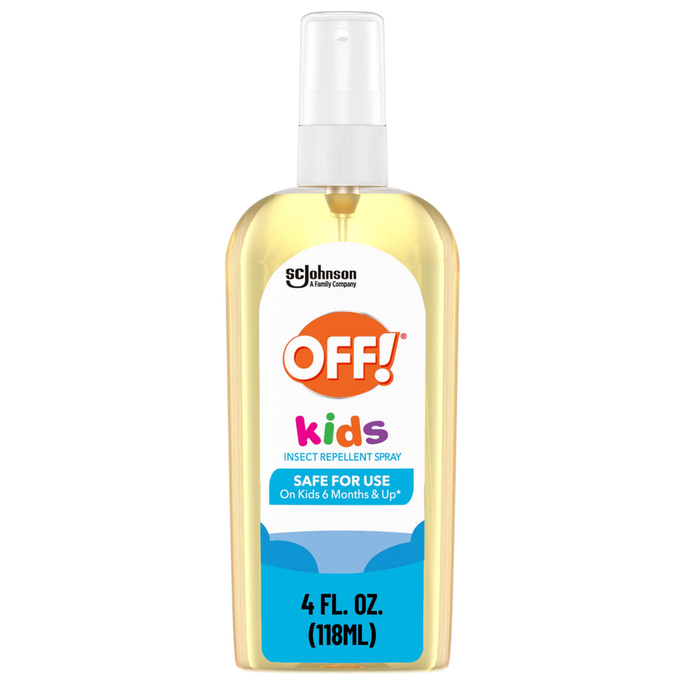 OFF! Kids Insect Repellent Spray bottle ready for outdoor protection.