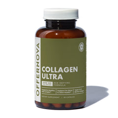 Bottle of Offernova Collagen Ultra 3000mg capsules