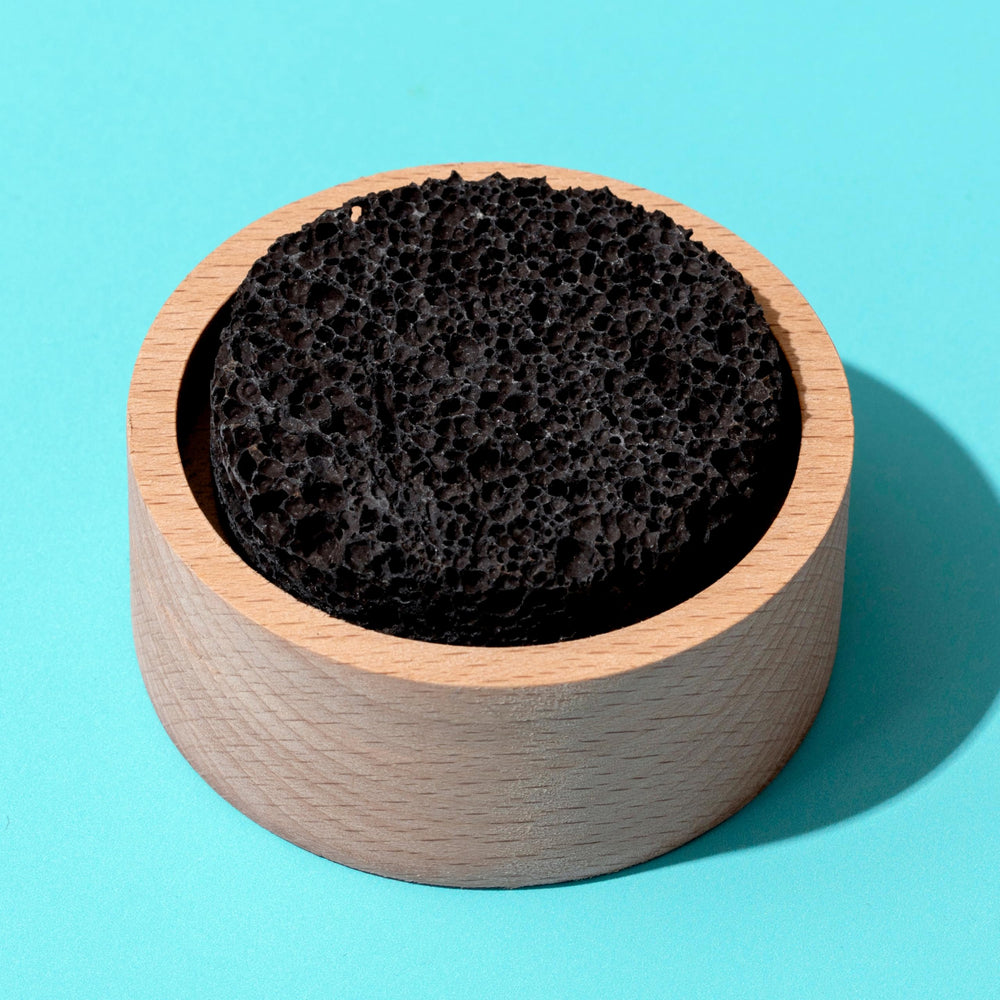 Office desk with lava rock passive diffuser