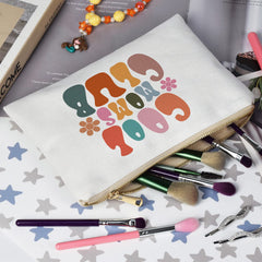 OflyDesigns multi-use bag stores cosmetics, stationery, or small items.