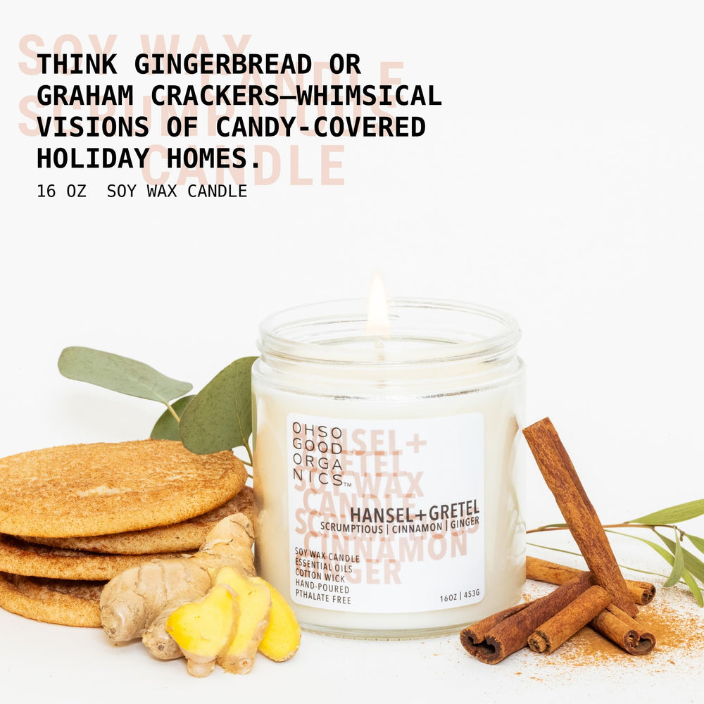 Oh So Good Organics cinnamon-ginger aroma conveys comforting, spice-filled home fragrance