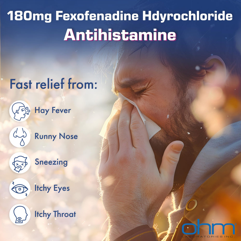 Ohm tablet with water shows easy daily dosing for on-the-go users.