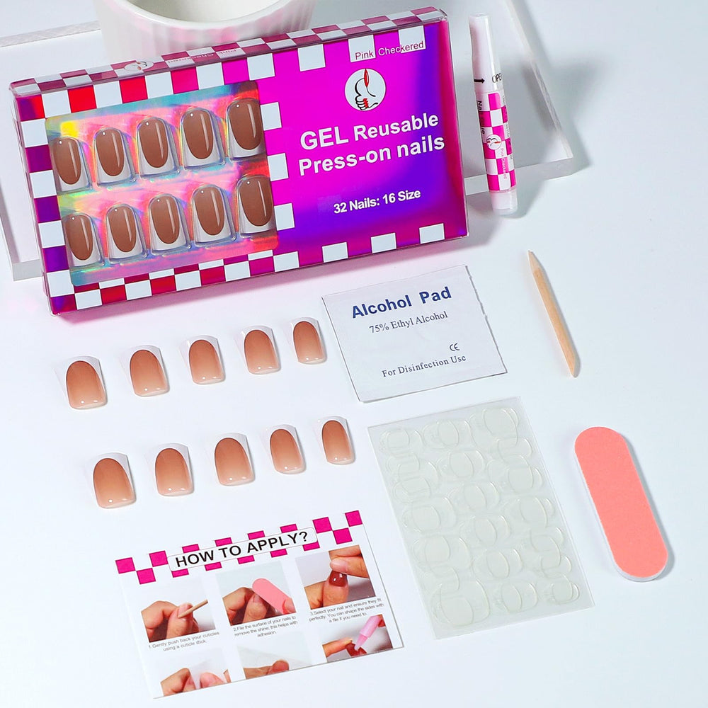 OIFEN 16 sizes short duck nails fit most nail bases for a seamless look.