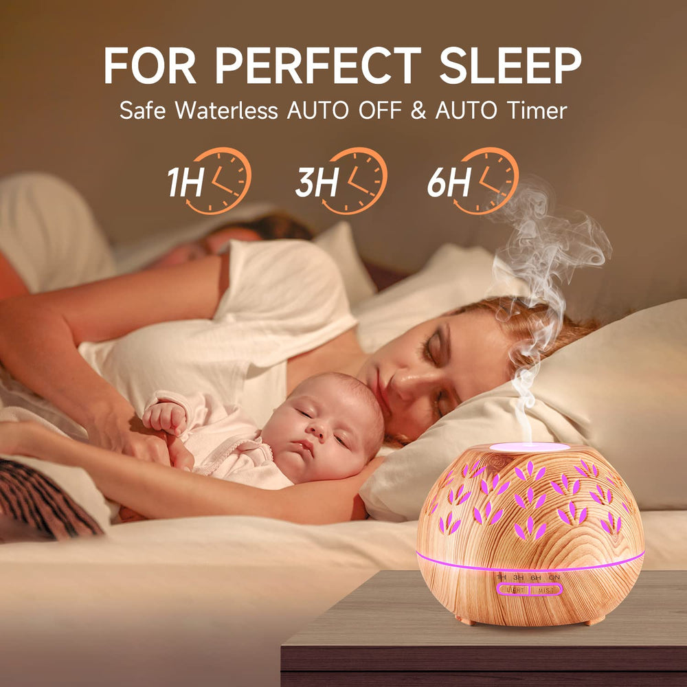 Six pure and natural essential oils included.