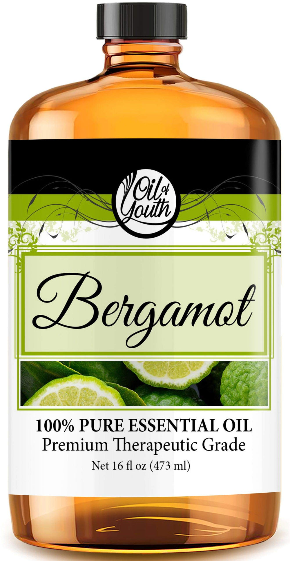 Oil of Youth Bergamot Essential Oil 16oz bottle