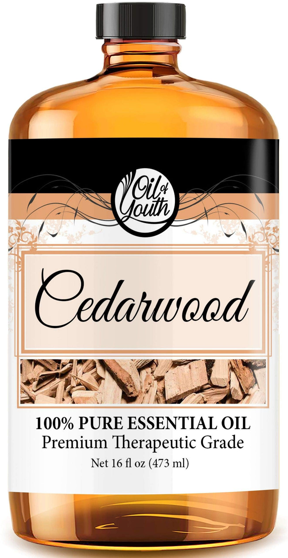 Oil of Youth Cedarwood Essential Oil 16oz bulk bottle