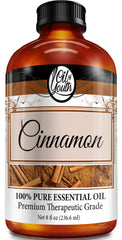 Oil of Youth Cinnamon Essential Oil 8oz bottle with premium label